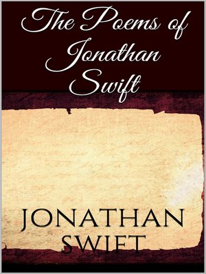 cover image of The Poems of Jonathan Swift